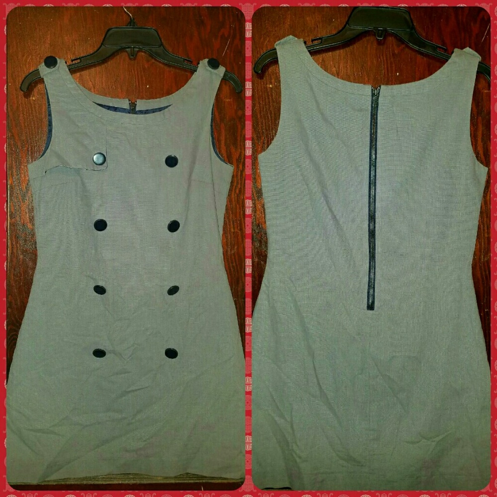 Ben Sherman mini button dress